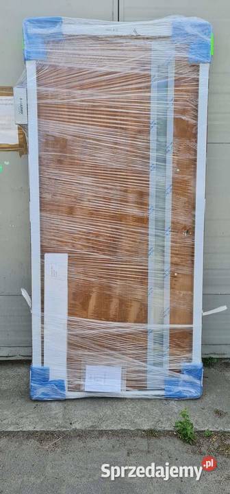 Drzwi zewnętrzne z antabą klamką ocieplaną Drzwi zewnętrzne Szamotuły