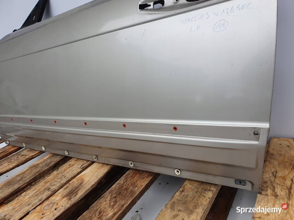 Mercedes W126 C126 SEC PRZEDNIE DRZWI LEWE przód osobowe Janów