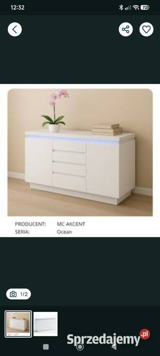 Nowoczesna komoda z podświetlaniem LED design Dyszów