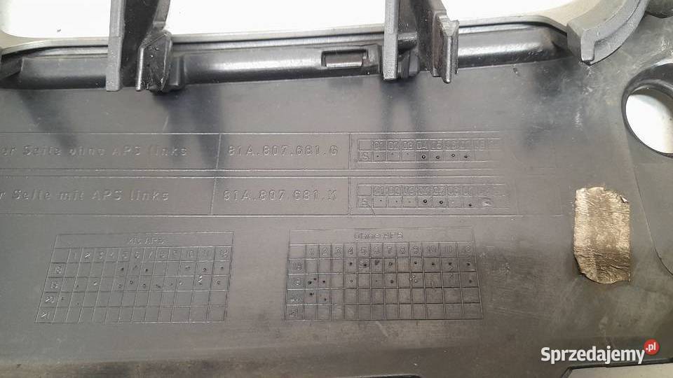 AUDI Q2 KRATKA ZAŚLEPKA ZDERZAKA LEWA 81A807681K osobowe Goleniów sprzedam