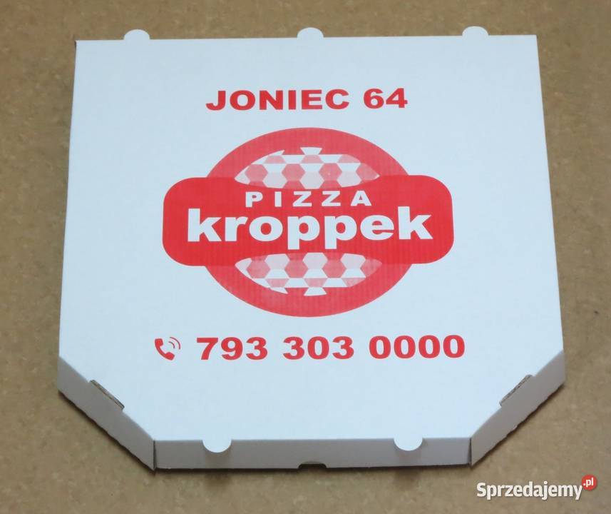 Pudełka kartony na pizzę z nadrukiem 100 sztuk Lublin