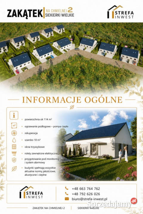 Nowoczesny dom na sprzedaż 370m2 Siekierki Wielkie