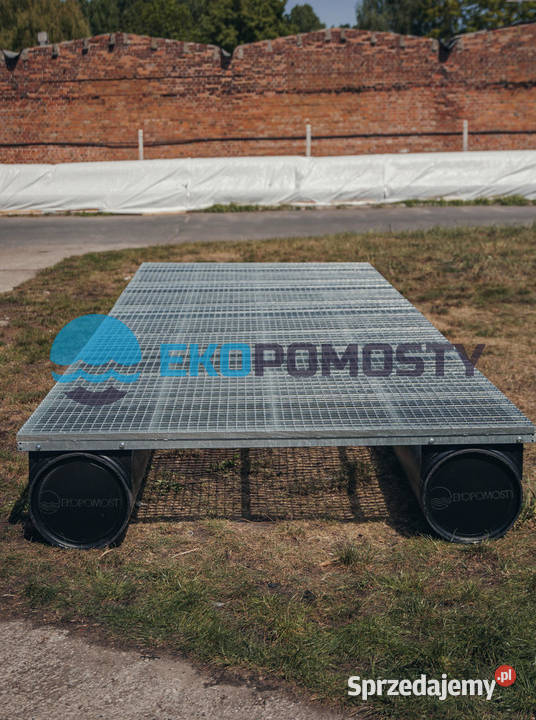 Pomost pływający platforma pływająca ponton 4x2m kujawsko-pomorskie Zbiczno sprzedam