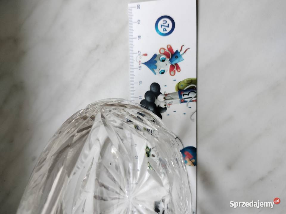 Kryształowa karafkastary wyrób Choszczno sprzedam