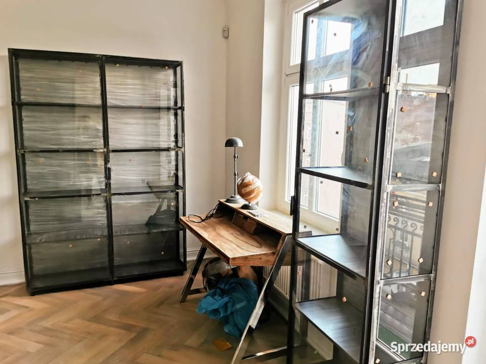Witryna styl Loft szklane lustrami i lustra Białystok sprzedam