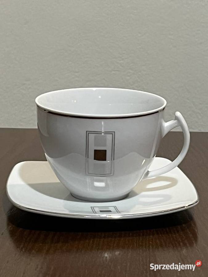 Serwis kawowy porcelana 27 elementów Albigowa