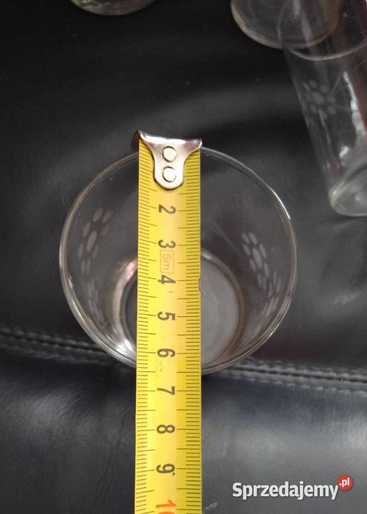 Szklanki Prl szkło rżnięte kujawsko-pomorskie