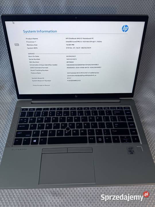 Laptop HP Elitebook 840 G7 i5vpro Kraków