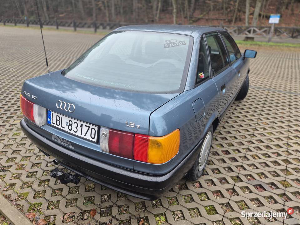 Audi 80 1989 Klasyk bez rdzy LPG Hak Zadbany Motoryzacja