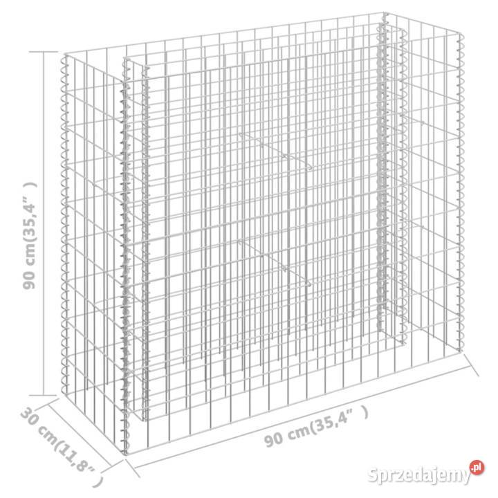 vidaXL Podwyższona donica gabionowa Warszawa