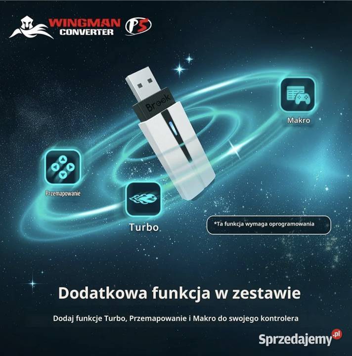 Brook Wingman P5 Konwerter kontrolera P5 P4 śląskie