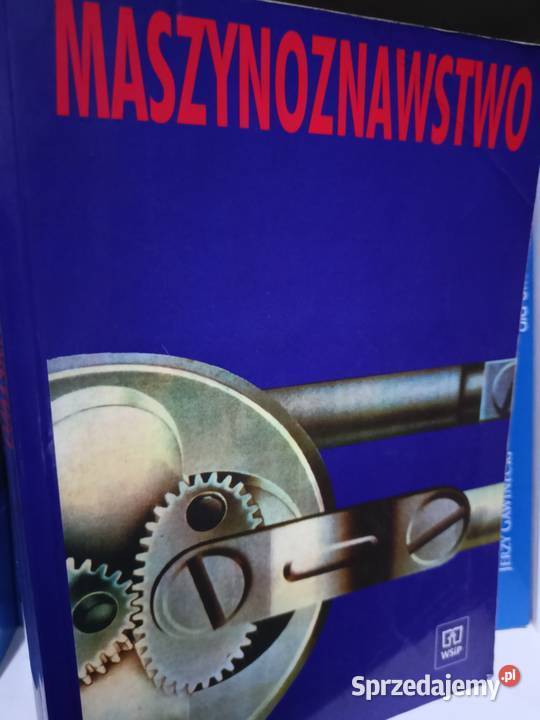 Maszynoznawstwo używane podręczniki szkolne Warszawa sprzedam