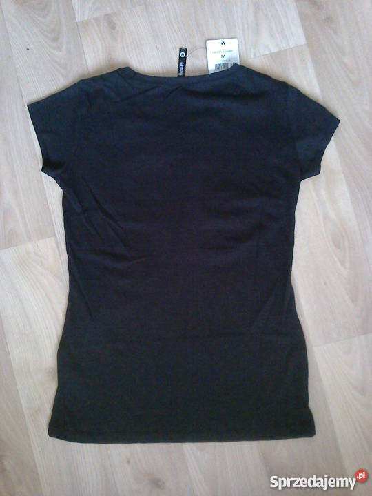 Czarny tshirt Sinsay
