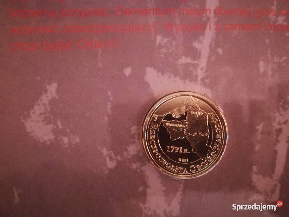 Zestaw 5 numizmatów ORŁY POLSKIE Mennica Polska Pozostałe Szczecin
