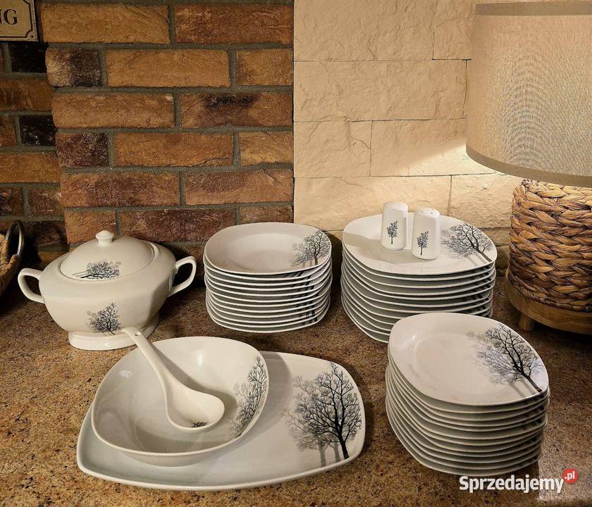 Serwis obiadowy 43el vc442 vc460 drzewa Szczecin sprzedam
