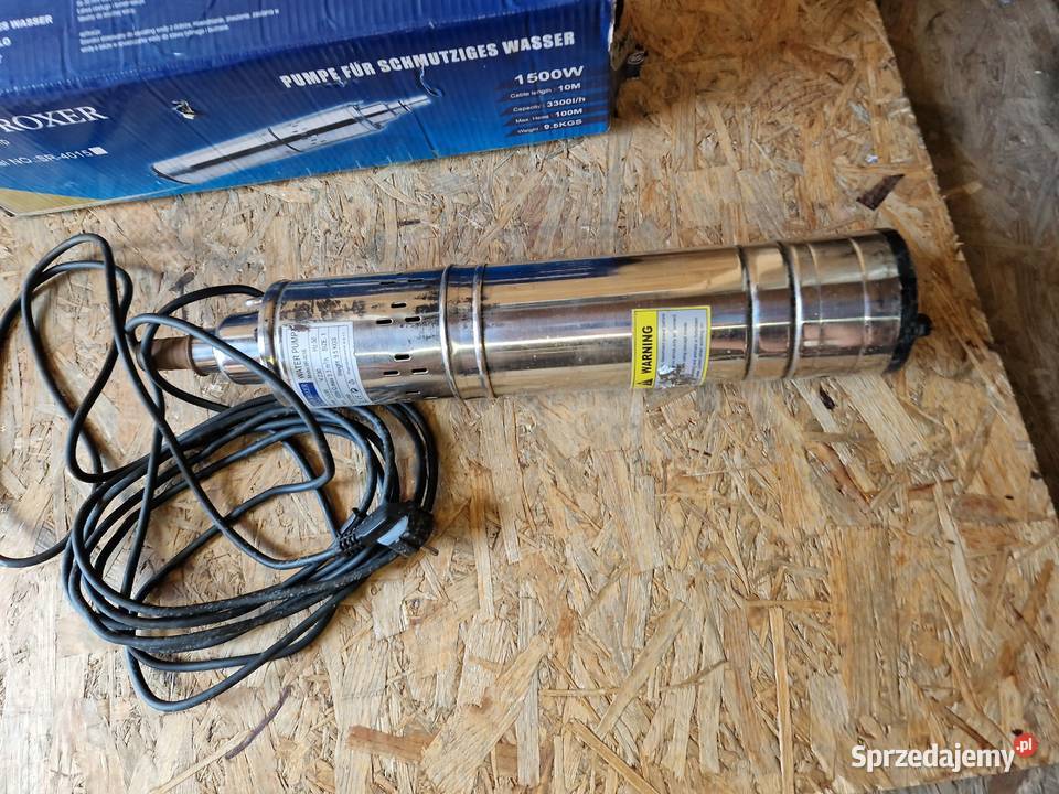Pompa Do Wody Głębinowa Śrubowa 1500W star roxer Głogowa