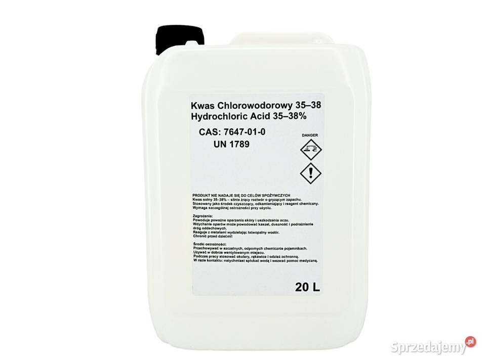 Kwas Chlorowodorowy Hydrochloric acid 35 38 CZDA Warszawa