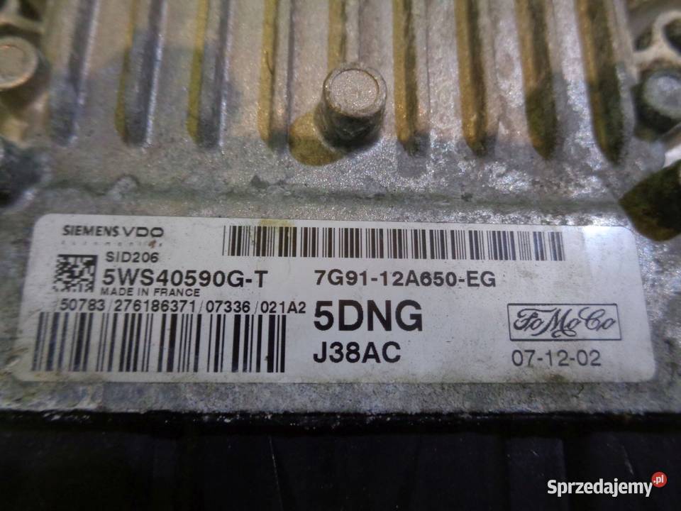 MONDEO MK4 18 TDCI sterownik silnika 7G9112A650 Suków