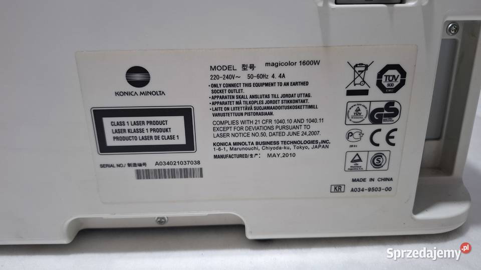 Drukarka laserowa kolorowa Konica Minolta Czeladź