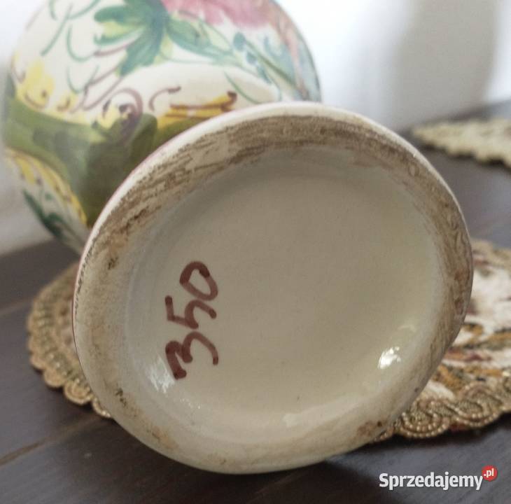 Amforka ceramiczna włoska ręcznie wykonana