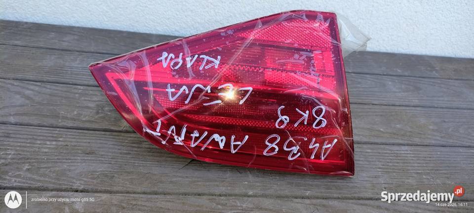 8K9 945 093 A4 B8 Avant lampa klapy tył lewa dolnośląskie Lubin