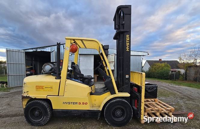 Wózek widłowy HYSTER H550XM udźwig 5ton 55 2006r Wózki widłowe Warka