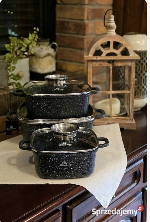 199 Zestaw 3 brytfanek Klonberg Pozostałe Zabrze