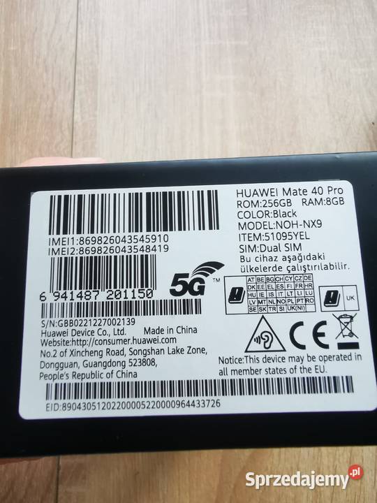 Huawei Mate 40 Pro pomorskie Gdańsk sprzedam