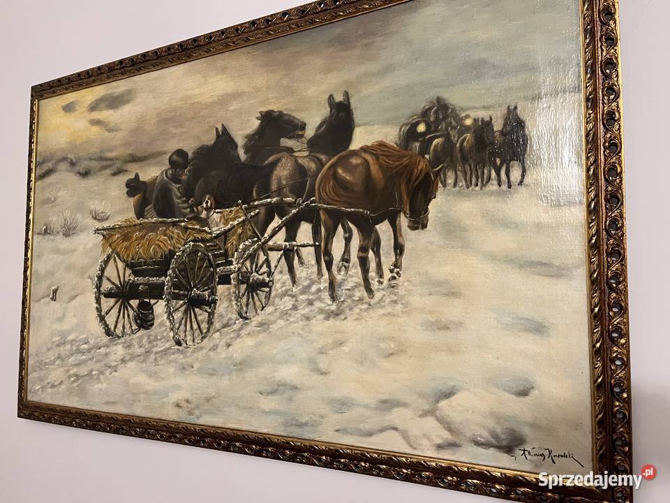 Obraz olejny na płótnie Toruń