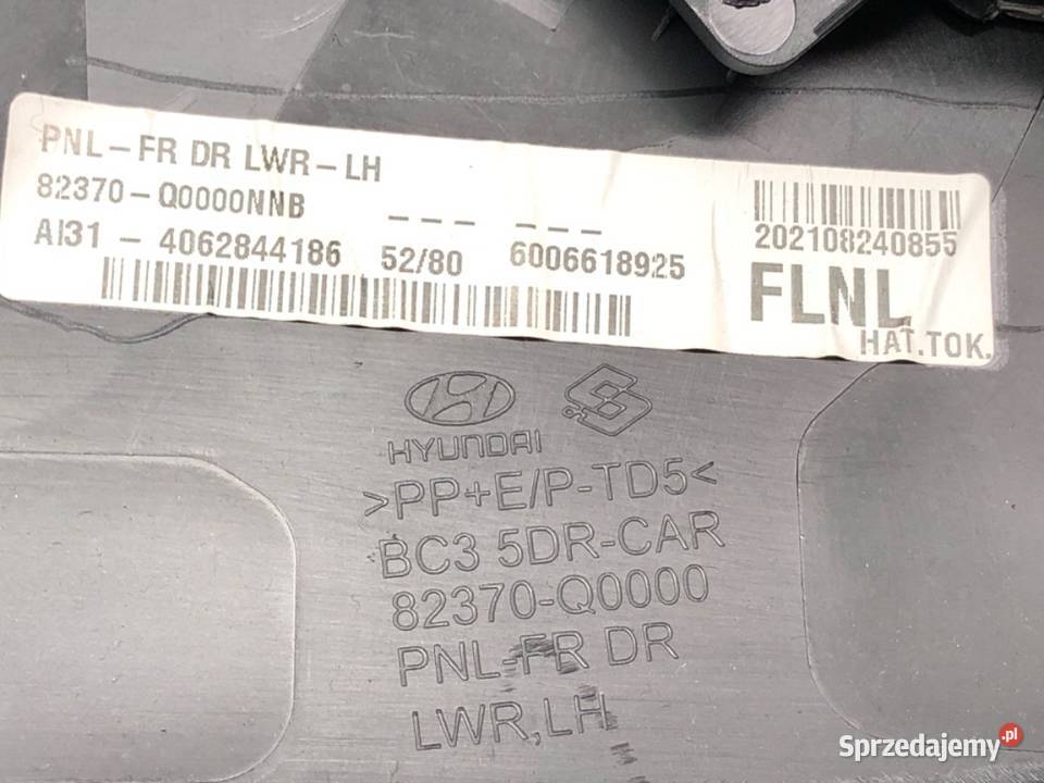 BOCZEK DRZWI LEWY PRZÓD HYUNDAI i20 III podkarpackie