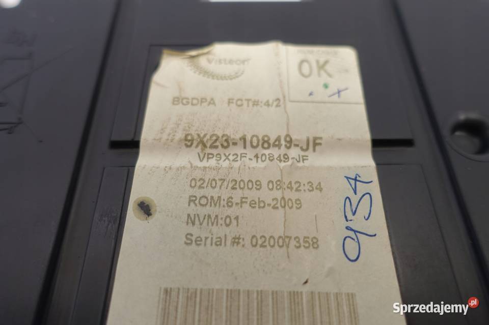 Jaguar XF 30 D LICZNIK ZEGARY 9X2310849JF Rudka