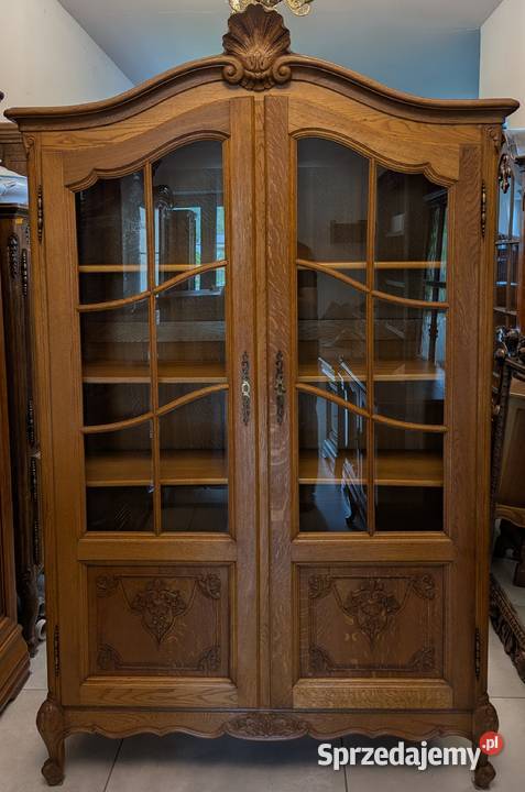 Dębowa bibliotekawitryna ludwikowskaDąbrowa Meble śląskie