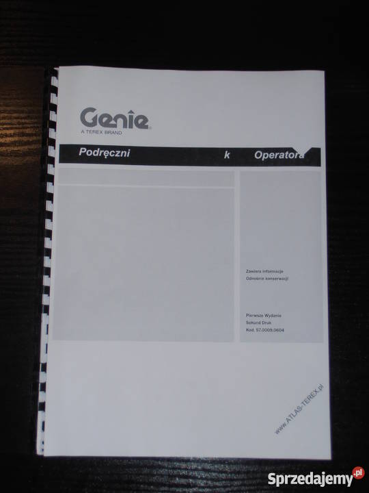 Instrukcja obsługi DTR ładowarka teleskopowa Rok produkcji 2011 Brzesko sprzedam