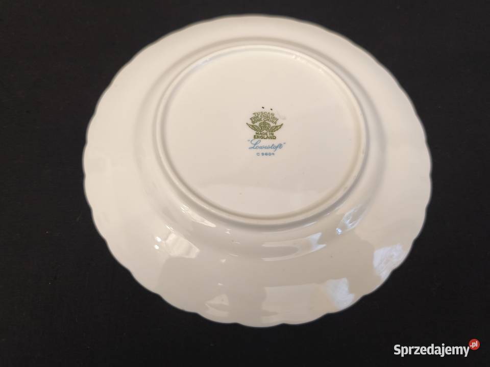 Talerz angielski Tuscan Lowestoft Porcelana i szkło Chełm