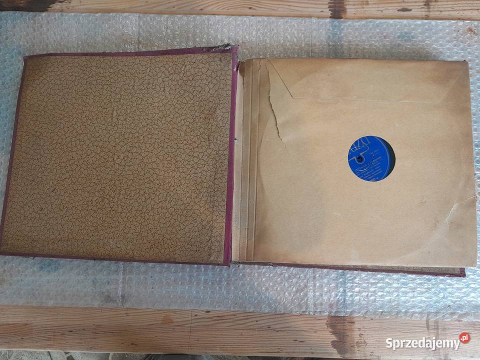 Stary album płyty szelakowe Muza stara płyta Dąbrowa Górnicza