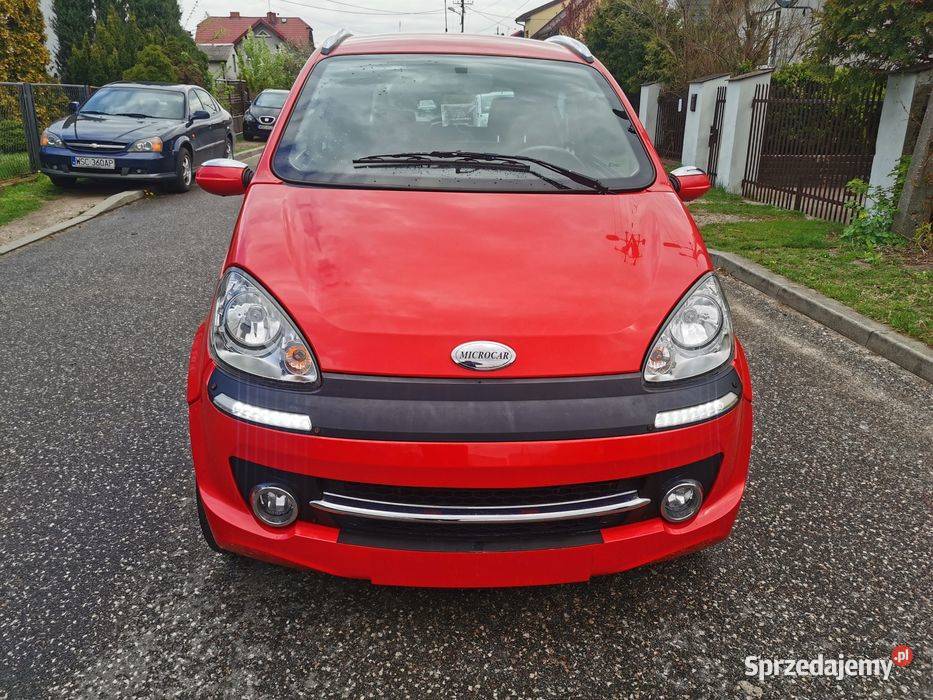 Microcar MGO 2013r 4 osobowy Fak VAT23 L7e na B1 asystent parkowania Skierniewice sprzedam