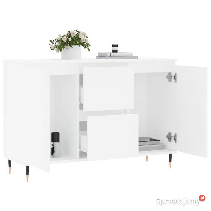 Szafka biała 104x35x70 materiał drewnopochodny Warszawa