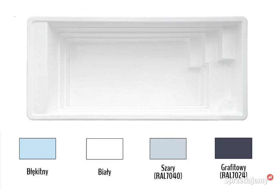 BASEN OGRODOWY 8m3 Z PRZECIWPRĄDEM POMPĄ CIEPŁA Poznań