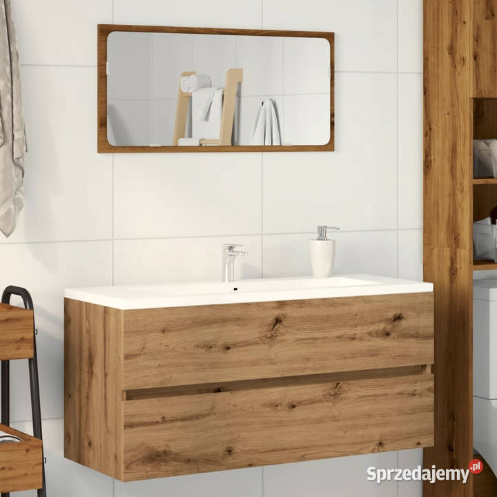 Szafka pod umywalkę dąb artisan 100x385x45 mazowieckie Warszawa