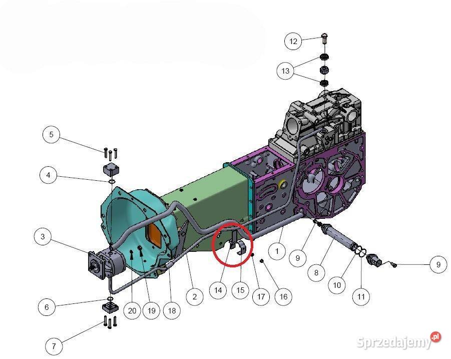 Poduszka gumowa Mitsubishi VST MT180222270 Skrzynia biegów Tajęcina