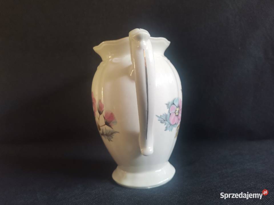 Stary duży dzbanek mlecznik porcelana Tułowice Siemianowice Śląskie