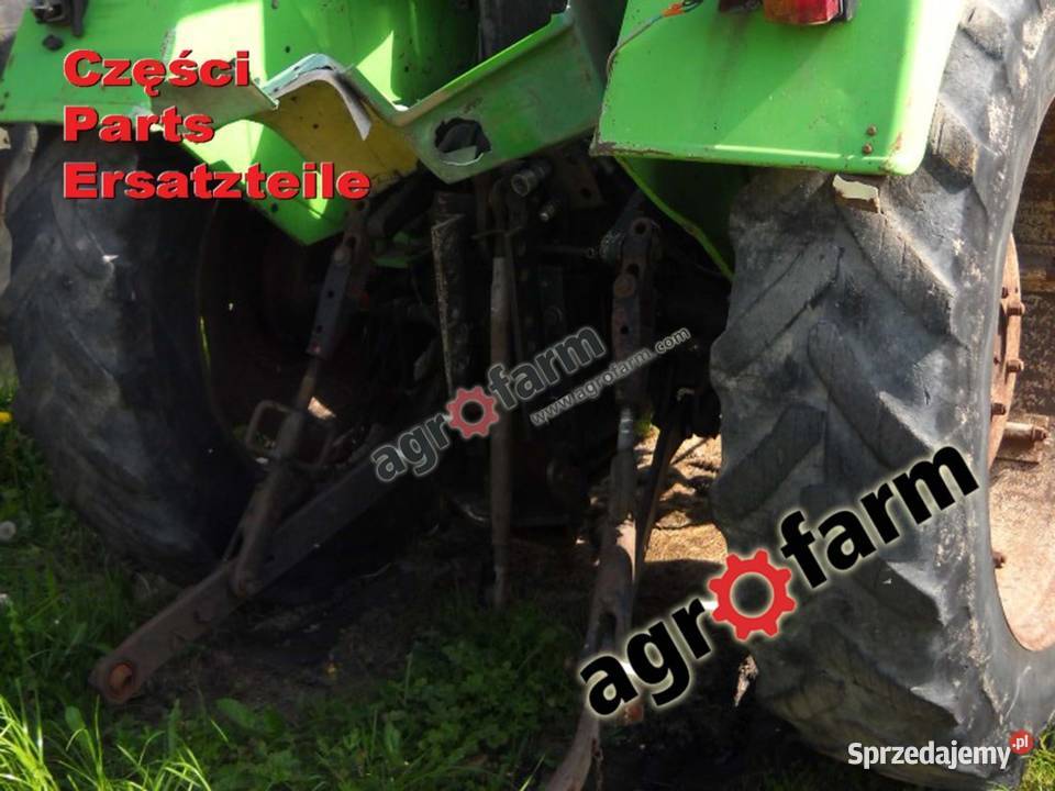 Deutz DX 390 części skrzynia biegów silnik wał