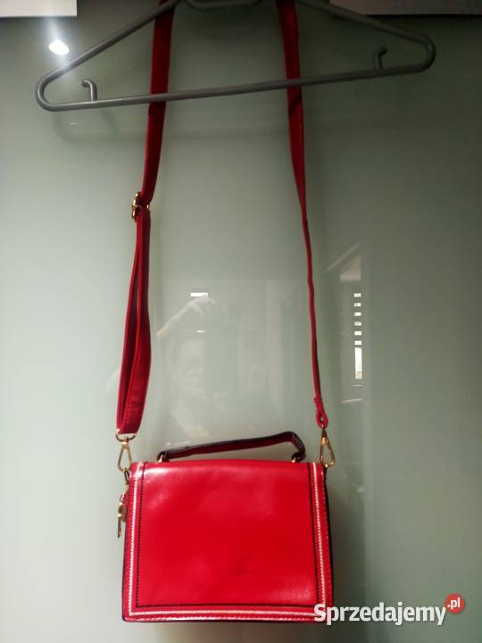 Czerwona torebka w stanie urokliwa 20cm Kraków