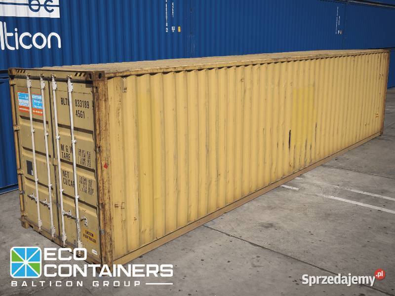 Kontener magazynowy morski 40HC podwyższany Kraków sprzedam