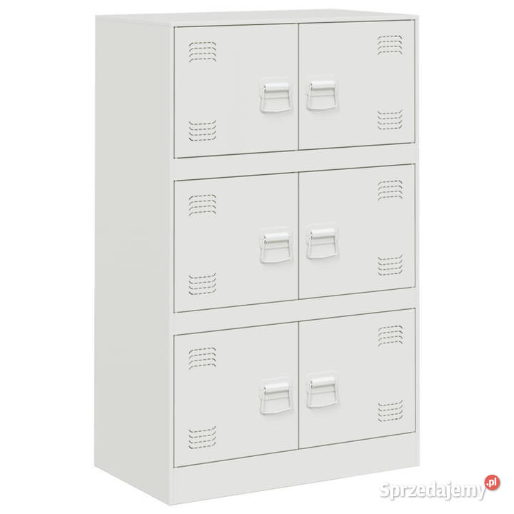 Szafka boczna biała 67x39x107 stal WM841660 sprzedam