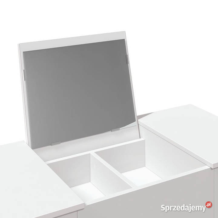 Toaletka z lustrem biała 100x45x76 WM840695 Warszawa sprzedam