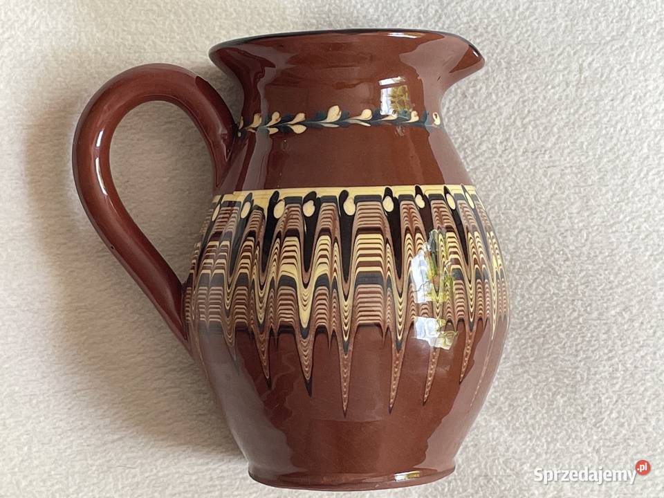 Dzbanek Trojan Bułgaria 185 kamionka porcelit Kołobrzeg sprzedam