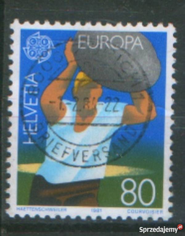 Zn Szwajcaria Mi 1198 kas 1981 śląskie Gliwice