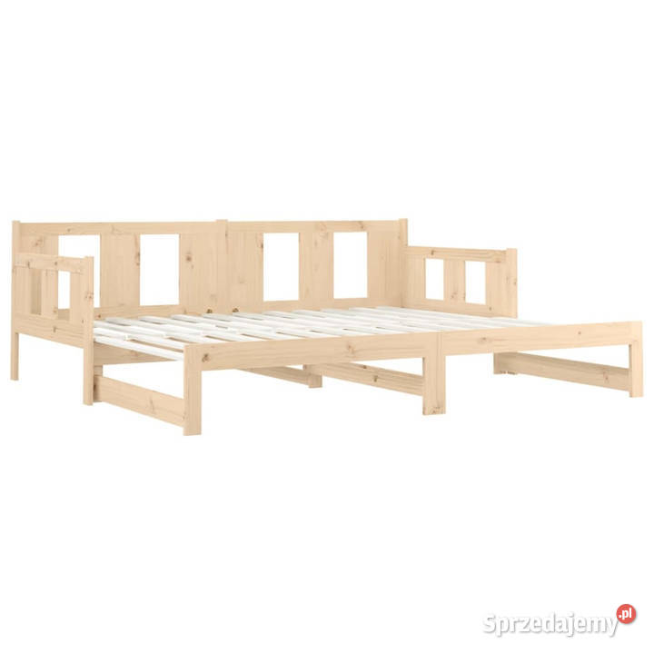 Łóżko rozsuwane lite drewno sosnowe 2x90x200 Łóżka Warszawa sprzedam