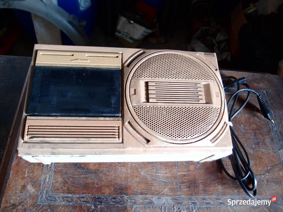 Radiomagnetofon PHILIPS D7140 Produkcja PRL lata Radioodtwarzacze łódzkie Łódź sprzedam